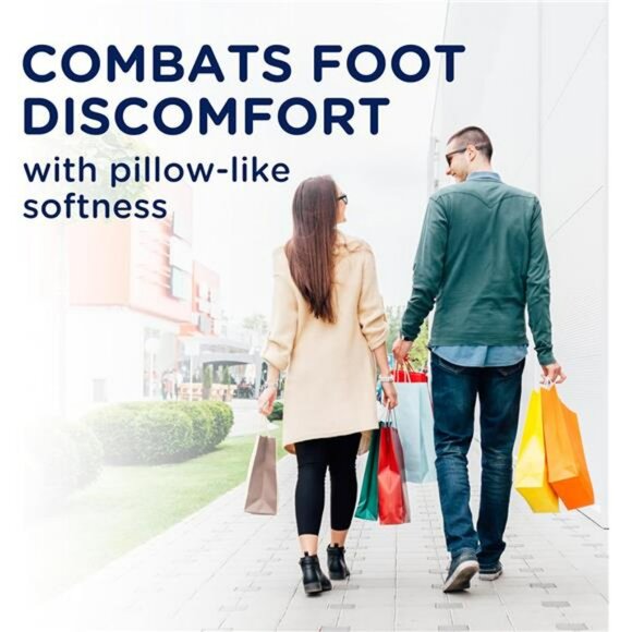 Memory Foam Insoles Full Foot Cushion Trim to Fit Shoe Inserts Unisex Comfort - Picture 3 of 8